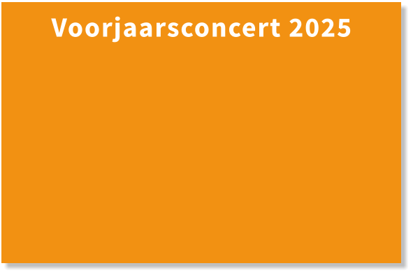 Voorjaarsconcert 2025