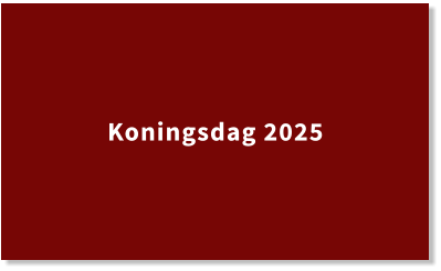 Koningsdag 2025
